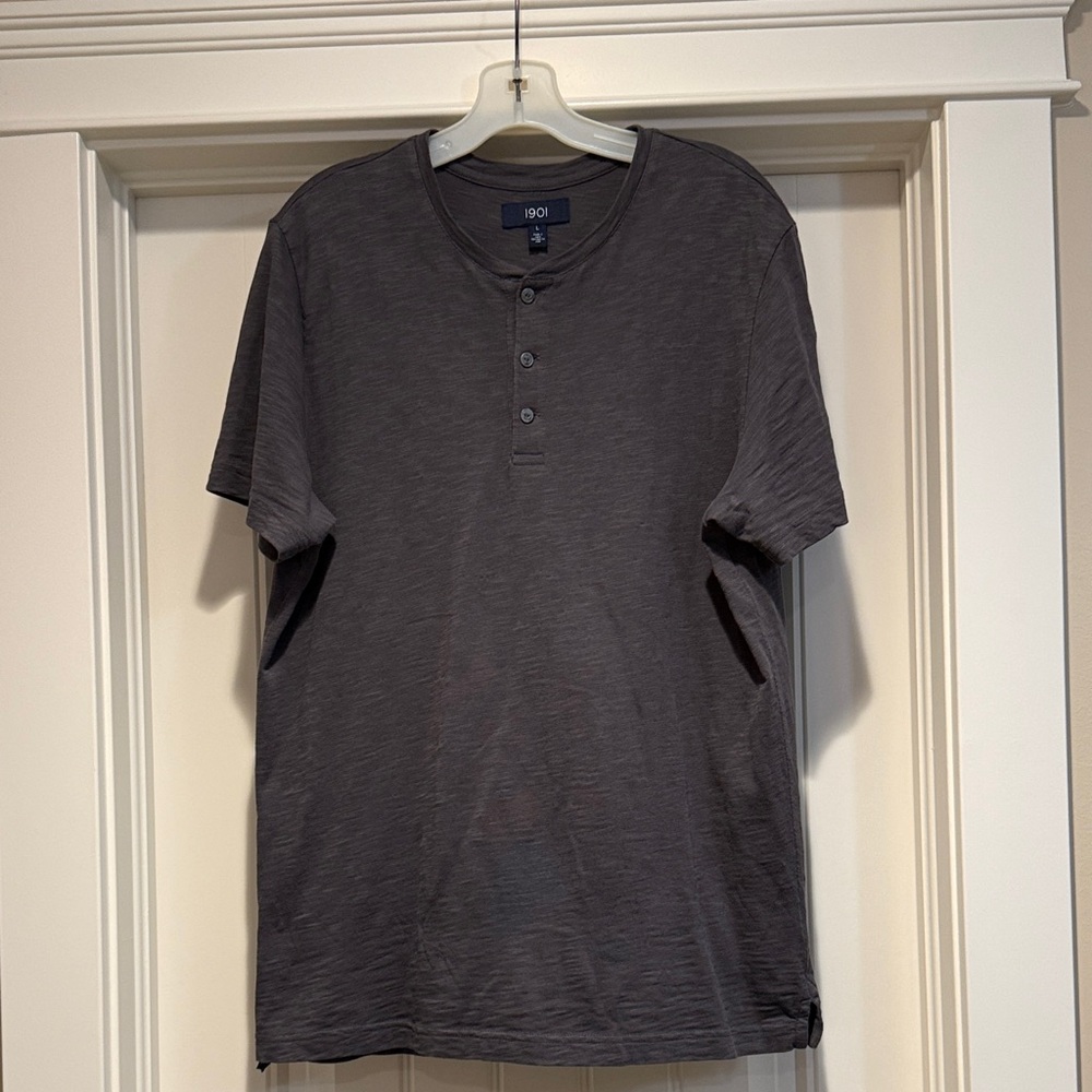 1901 Men's Charcoal Button Down Shirt